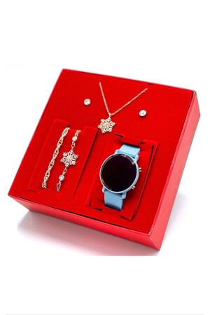 MNZ-مصلبة للمياه ساعة المساكين للنساء معصم عنق وقطع الأذن مجموعة ozg0313 - wesscollection