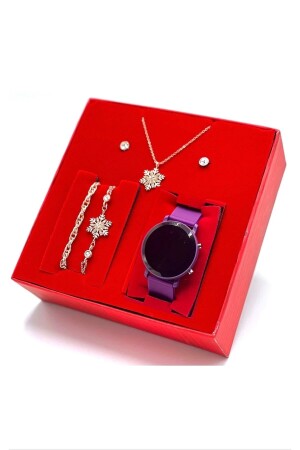 MNZ-مصلبة للمياه ساعة المساكين للنساء معصم عنق وقطع الأذن مجموعة ozg1303 - wesscollection