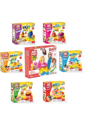 MNZ - صالون شعر + المحيط + الشاطئ + صورة + بيتزا + عيد ميلاد + هامبورجر لعب الخبز المجموعات P1254S5887 - DEDE