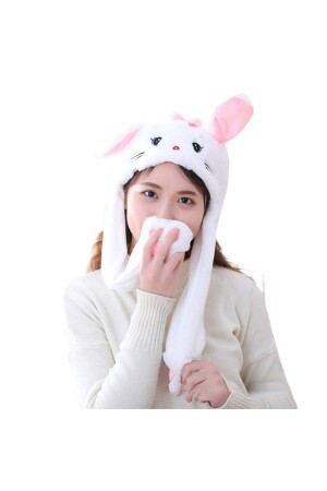 قبعة أرنب MNZ مع أذن متحركة - Retina Shop