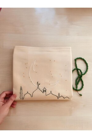 MNZ-قليل من طلاء مطرز صلاة سجاد صلاة - دودي هدية حقيبة صلاة سجاد - Perdeplus