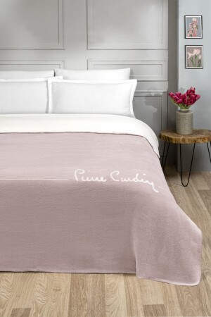 غطاء من القطن من MNZ اللوغو المزدوج وردة غبارية - Pierre Cardin