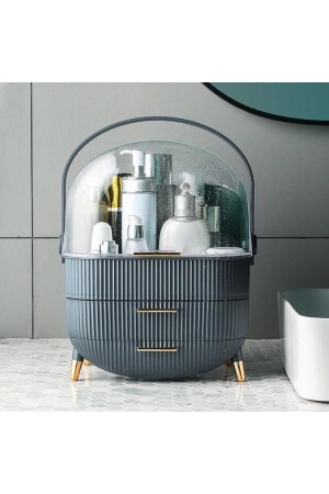 MNZ-منزل من المنزل إلى المنزل الجرف الماكياج المنسج التجميل الرمادي - Piev