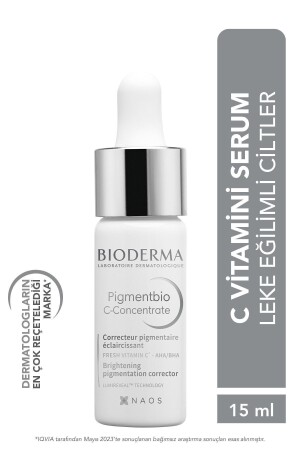 MNZ- Pigmentbio C- Concentrate مضاد لون الجلد المزيف مساومة لسروم الليل مع فيتامين C 15 ml - Bioderma