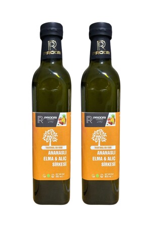 MNZ- Pineapple Apple & Hawthorn Vinegar 500 مل 2 حزمة (1000 مل) - Proori
