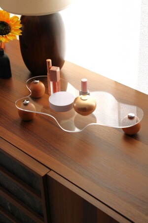 MNZ-خشب كرة ساق Pinterest منظمة شفافة منظمة الموقف المطبخ منظمة المنتظم - Zayah Home