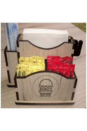 طاولة من الخشب من MNZ (مرفق الخشب من الخشب) - Pixel Hediyelik Eşya