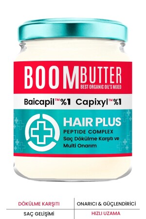 MNZ- Plus مضادة للخس 1% بايكابيل 1% كابيكسيل زيت رعاية الشعر 190 مل - Boom Butter