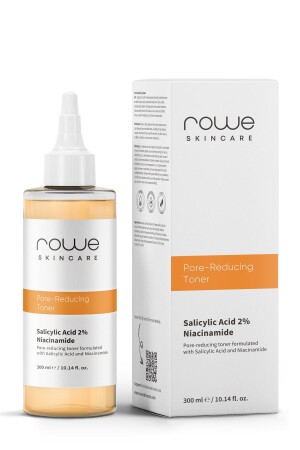 MNZ- Pores tightening and Acne Removal Tonic 300ml (حمض الساليسيل 2% نياسيناميد) RSC107 - Rowe Skincare