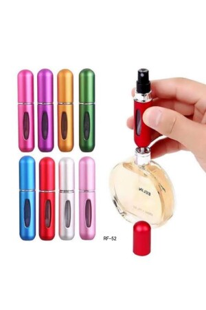 MNZ- Portable Mini Rechargeable Travel Type زجاجة عطر احتياطية 5 مليليتر مشرقة - Roesıa Rose Cosmetics