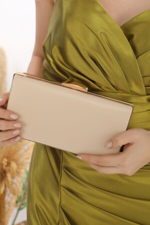 ملابس مساء من لون الجلد من MNZ Portfolio Clutch Bag Women Bag استخدام اليد والقناطيس الطويلة - Womenacs