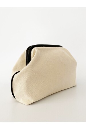 حقيبة يد من المزق من اللون الأسود المضرب للنساء MNZ - Heybe's