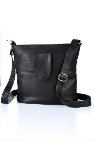 حقيبة كتف من الجلد الأصلي MNZ - Fubileather