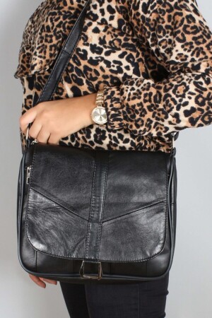 حقيبة الرسائل الجلدية الحقيقية للنساء من MNZ - Nahitatyana