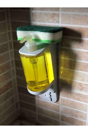 المطبخ المثبت على الجدران من MNZ المزود الصابون السائل المزود للمطهر PRA-2814180-4801 - Şeker Portakalım