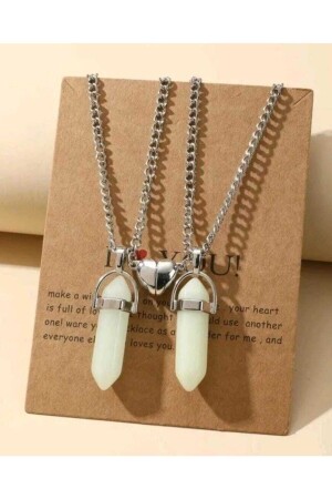 MNZ-فوسفوريسنت حجر طبيعي زوج حبيب العنق المعدني مع مغناطيسين PRA-5413658-5691 - Acousticworld