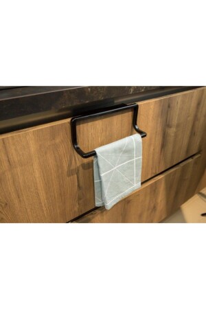 (MNZ) - حامل المناشف الأسود - Prima Nova