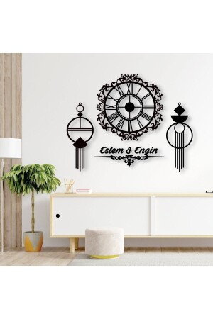 ساعة جدار من الخشب من MNZ - رسوم جدارية مخصصة - Proscreen