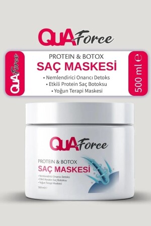 قناع شعر MNZ- Protein & Botox 500 مل Qua15 - QUAforce