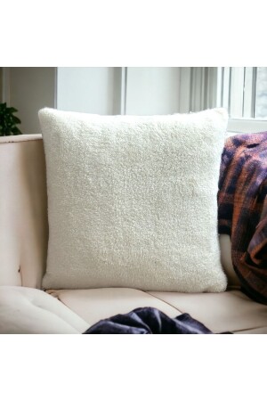 MNZ-مزدوج الجانب الخروف بلوش تدي Puffy قطبي أزياء رمي غطاء وسادة ((PUFFY-01) - Skhome