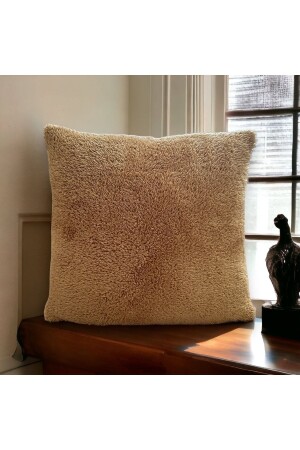 MNZ-مزدوج الجانب الخروف بلوش تيدي Puffy قطبي أزياء رمي غطاء وسادة ((PUFFY-03) - Skhome