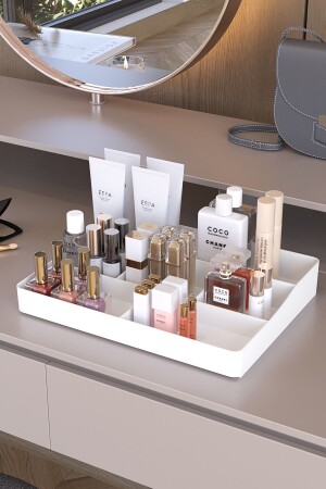 MNZ-لندن سحب طاولة أعلى مكياج المجوهرات التجميل منظمة المنظم - Pufwin Home