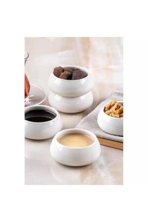 MNZ- Pure 6-piece Porcelain Serving Bowl - 8 سم Mst219 MST219 - ACAR