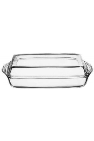 مادة MNZ- مستطيلة من حاوية Pyrex مع غطاء زجاجي 59009 1950 Cc - Paşabahçe