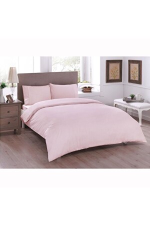 MNZ- أساسي Ranforce مزدوج غطاء غطاء الموضة الوردي الخفيف - Taç