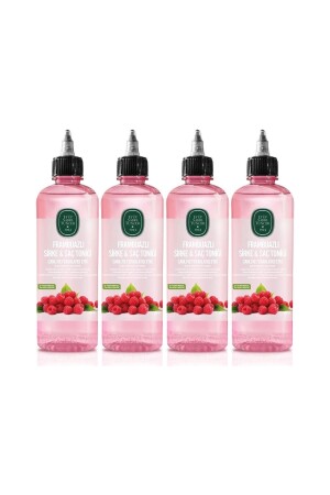 MNZ- Raspberry Vinegar Hair Tonic 500ml مجموعة من 4 8526 - Eyüp Sabri Tuncer