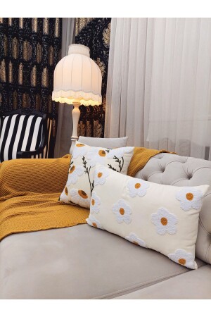 MNZ-رمي وسادة غطاء السرير ضربة ديزي نمط - Ren