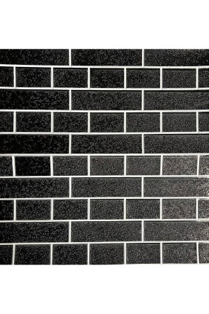 MNZ-ملتصق الذاتي مُمحوّل النمط الأسود البريطية غرفة المعيشة ورقة جدار المطبخ - Renkli Duvarlar