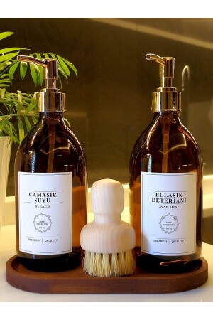 MNZ-مصلبة للماء قفزة البيضاء فرشاة الذهب الأبيض الأطباق البيضاء فنجان الصابون مجموعة rna. فرشاة البيضاء الذهب- - Reoona