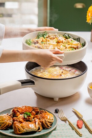 مقلاة كهربائية رقمية مزدوجة الطابق من MNZ - Robo