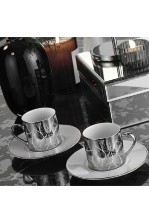 مجموعة من القهوة من نوع MNZ لشخصين RU04KT540P11431 - Kütahya Porselen