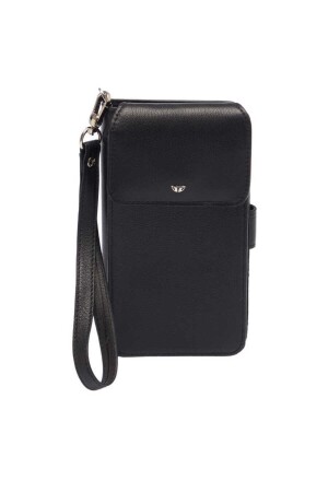 كيس محفظة من الجلد الأسود من MNZ - S1PC00001655-A85 - Tergan