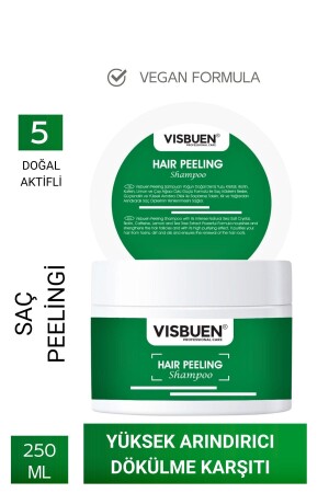 منشط الشعر من MNZ، يطهر بشكل كبير، يغذى الجذر ويجدد الجلد، شامبو ضد الخسارة - Visbuen