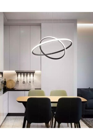 التصميم المعتاد للمفهوم من نوع MNZ Salerno Dimmer LED Chandelier الأسود لمبعة العدوان الثنائية المكونة من 2 قطع شمعة مع التحكم عن بعد 3 ألوان - burenze