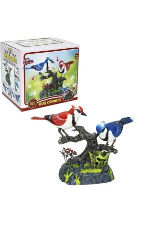 مراسل عن الزلزال من المنطقة (MNZ) طائر مزدوج مع حامل قلم (موسيقى وصوت الطيور) ألعاب الغناء الطيور scn878 - scntoys