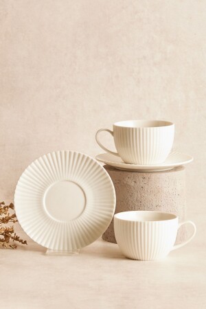 MNZ- Seashell Teacup Set لـ 2 أشخاص 200 مل - Karaca