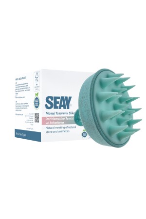 فرشاة رعاية الشعر من قبل (MNZ) - شامبو لمساج الرأس - فرشاة الاستحمام - Seay