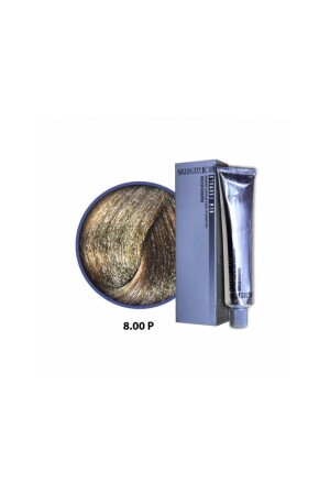 ملون الشعر من نوع MNZ- Selective Hair Dye 8. 00p متوسط ملون الشعر الأشقر 60 ml (من دون أكسيدات) - Selective Professional