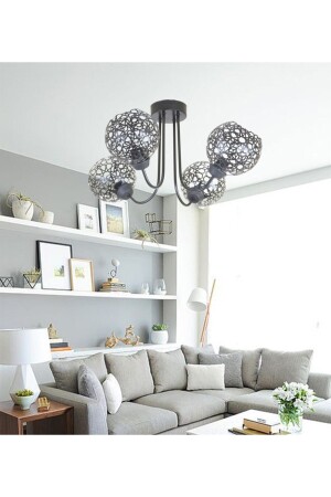 MNZ-تصميم خاص طراز منحني Seljuk Motif Chandelier LMBDR35971 - Lambadar