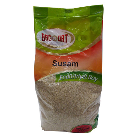 MNZ- Sesame White 1000 جرام حزمة - Bağdat Baharat