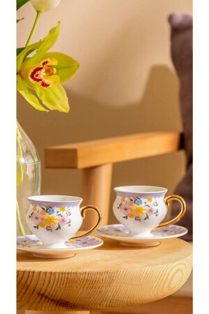 كوب قهوة من البورتسلان من طراز MNZ Set 2 90 مل LH11 - LC Waikiki