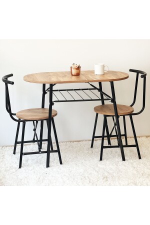 مقعد طاولة مطبخ MNZ Set 2 شخص طاولة Set 5196 - Weblonya