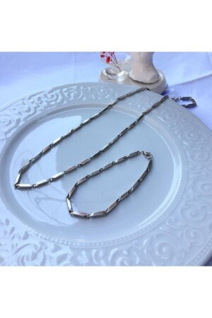 مقعد الصلب والسوارة من الرجال من MNZ Set Cube Triangle Model Chain - Dgn Shoping