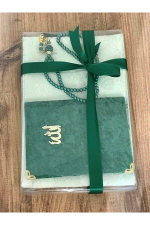 مقعدان صلاة من طراز MNZ Set Yasini Şerif + مقعدان صلاة + كرائح صلاة - Çapa Home