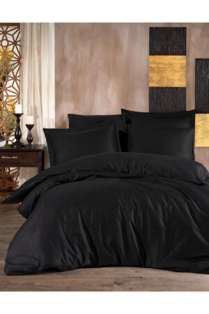 مجموعة غطاء القطن الساتيني المخطط MNZ Sf9320 - Sefaoğlu tekstil