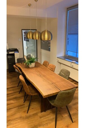 طاولة اجتماع واحد من الخشب من طراز MNZ - Shardywood